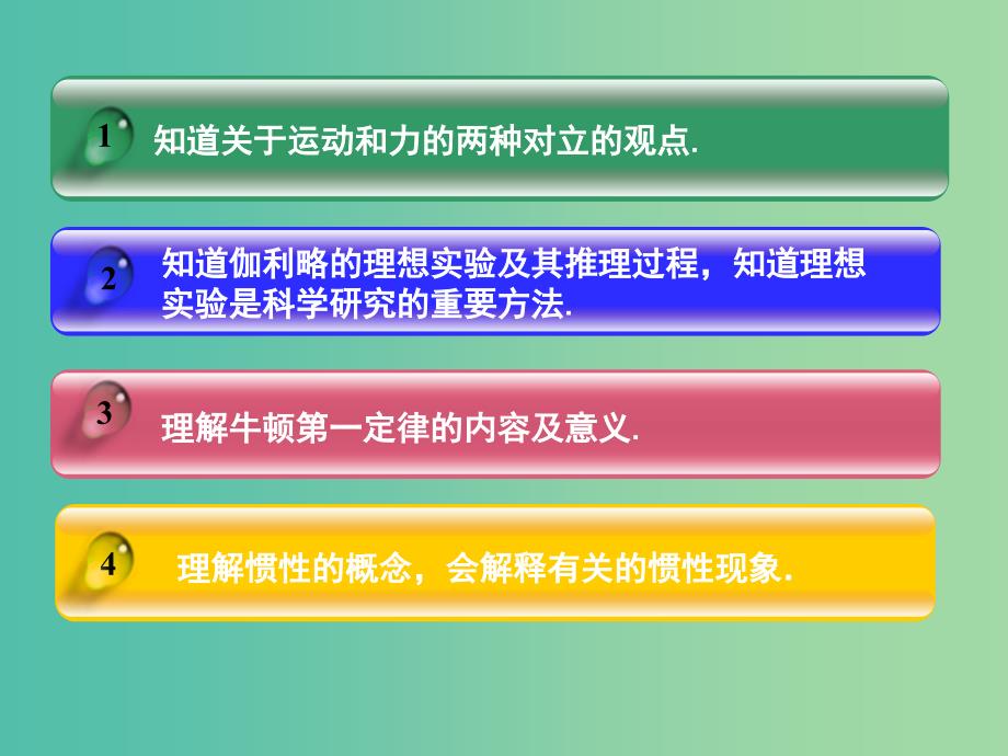 高中物理 5.1 牛顿第一定律课件 沪科版必修1.ppt_第2页