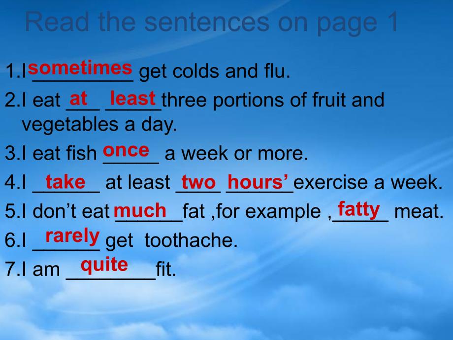 高一英语 Module 1《Our body and Healthy HabitsIntroduction》课件 外研必修2_第4页