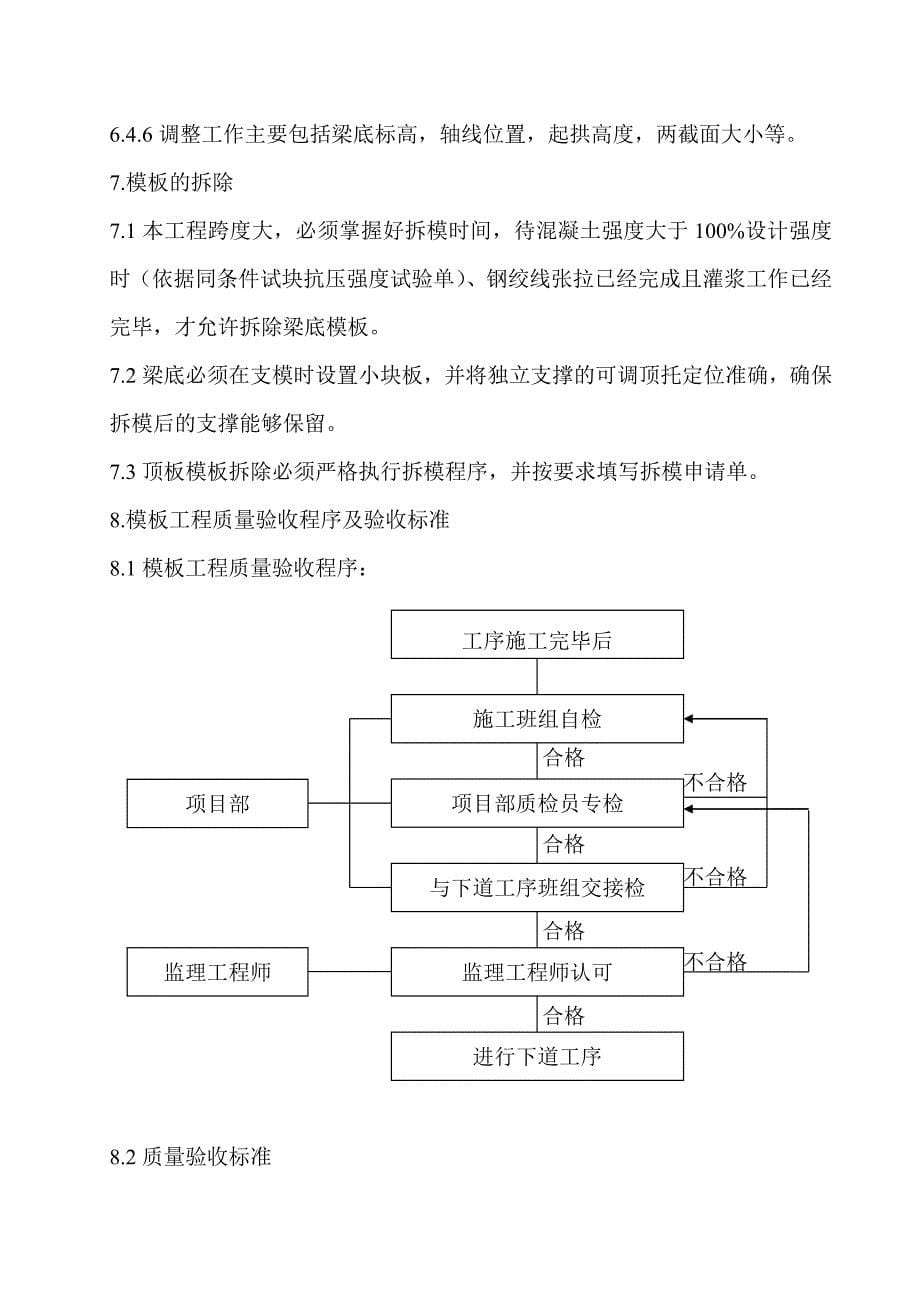 预应力梁模板施工方案_第5页