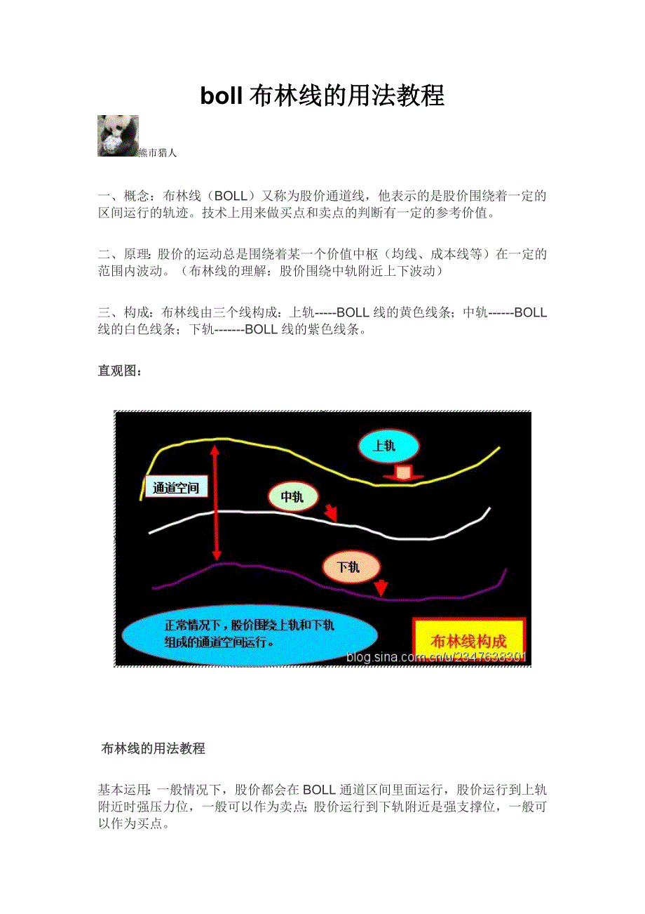 boll布林线的用法教程_第1页