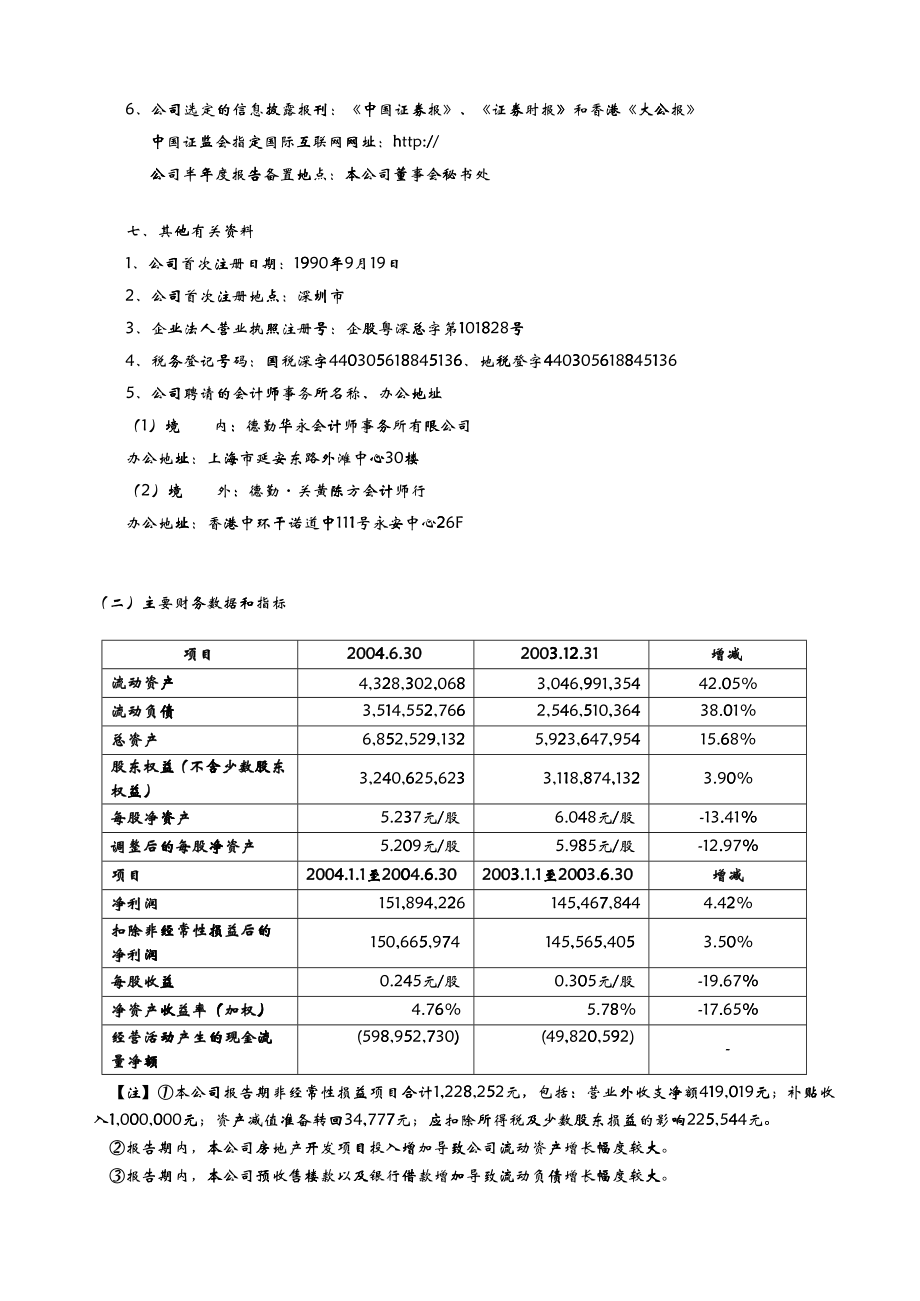 招商局地产控股公司财务年度报告书_第3页