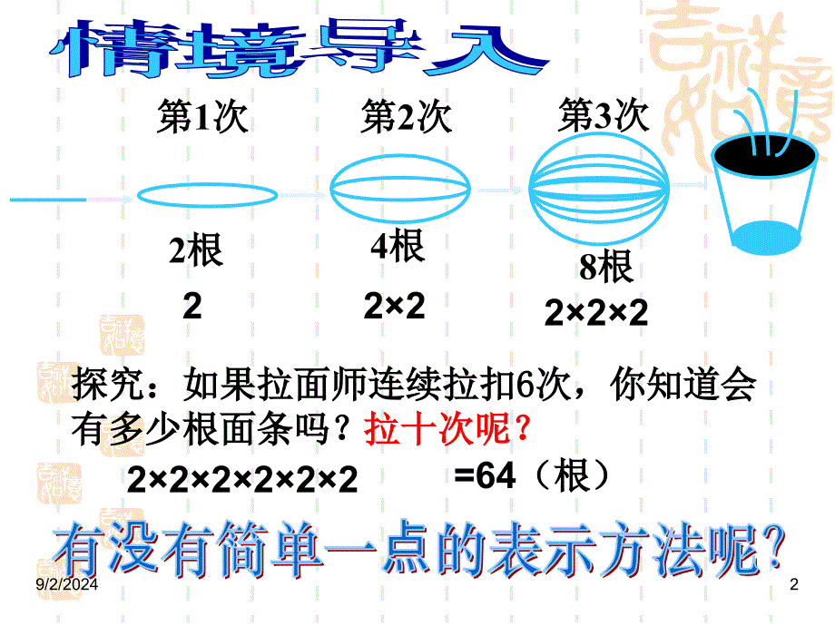 初中一年级数学上册第一章有理数15有理数的乘方第一课时课件_第2页