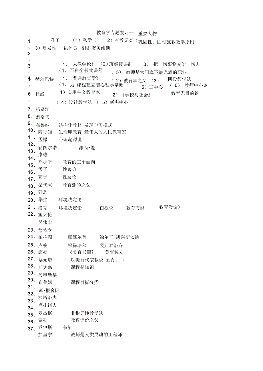 三教育学专题复习_第1页