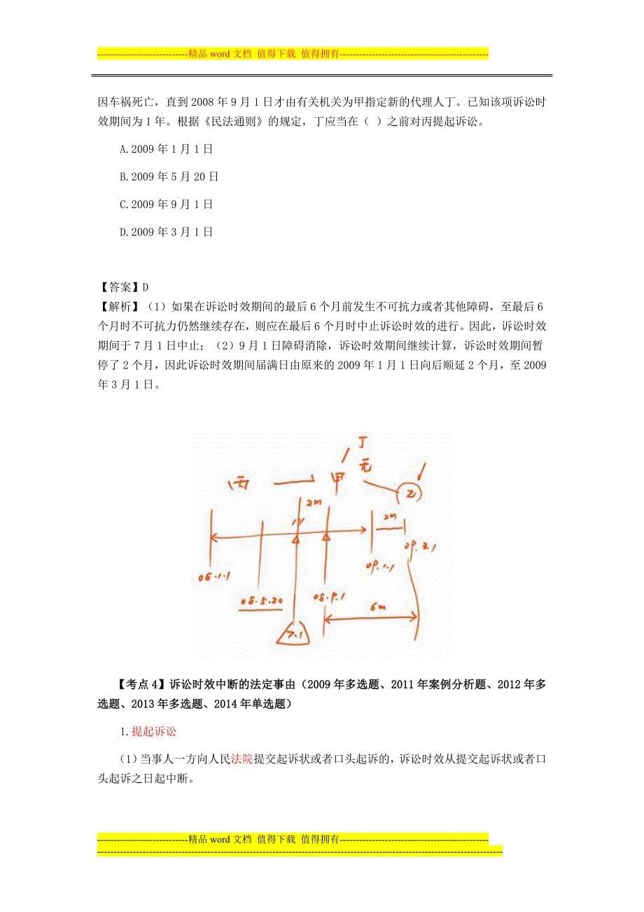 注册会计师考试经济法考点解读第02章基本民事法律制度05_第5页