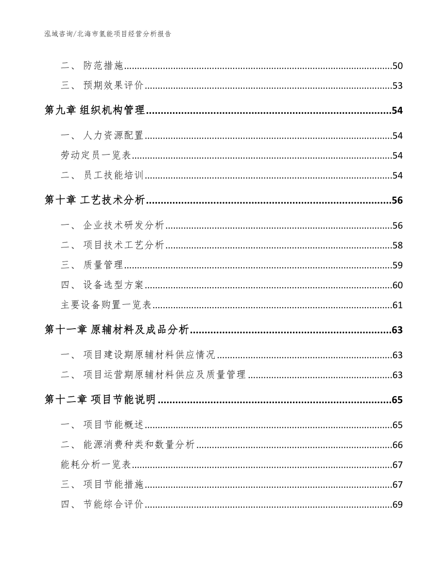 北海市氢能项目经营分析报告【参考模板】_第3页