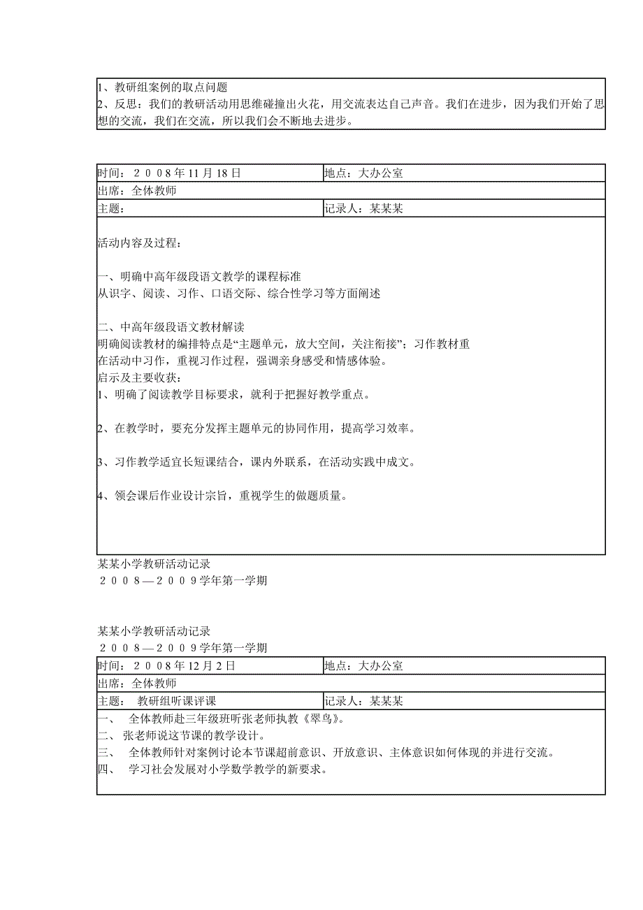 小学教研活动记录_第4页