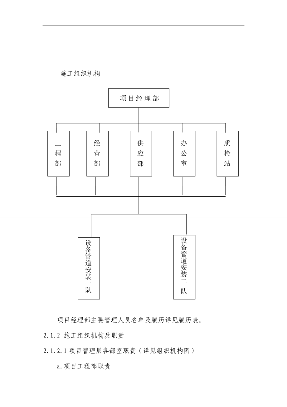 河南某化工主厂房安装工程施工组织设计(管道安装)_第4页