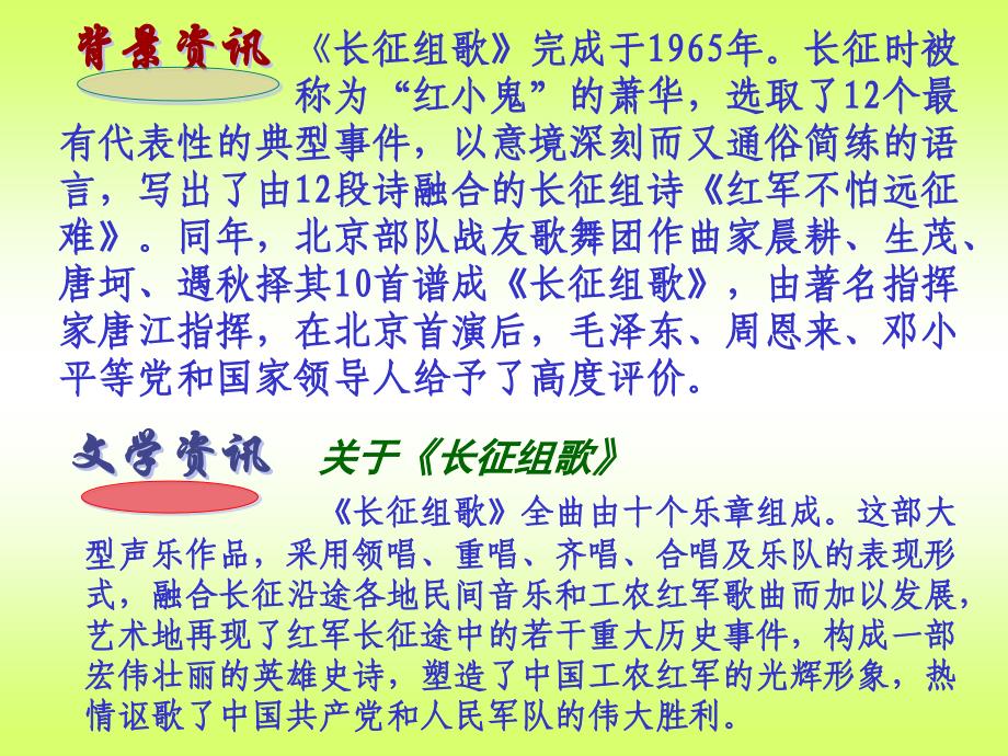 苏教版语文八年级上册长征组歌两首优秀教学课件：25页_第4页