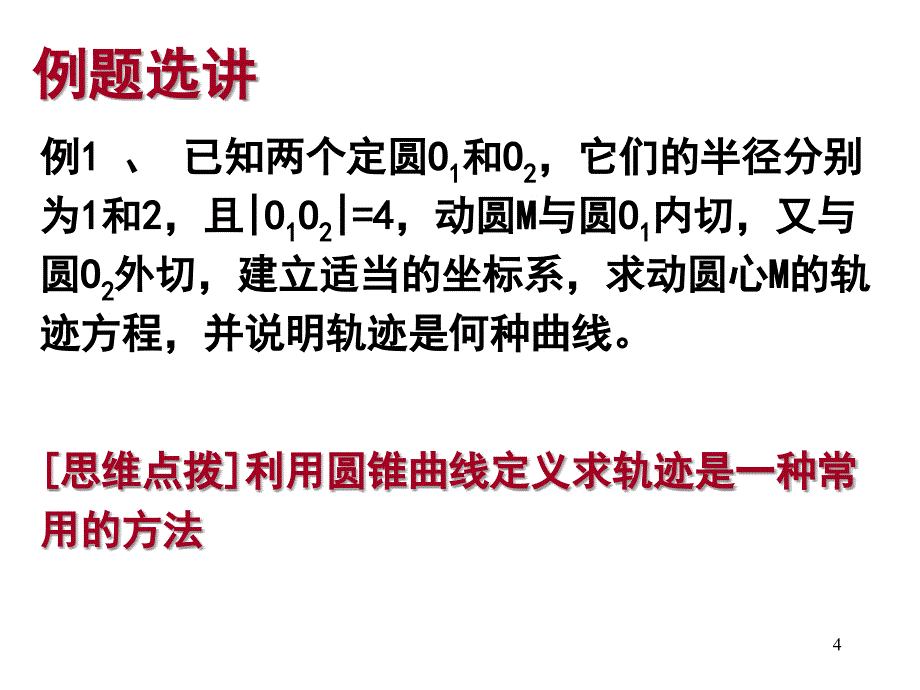 高三数学圆锥曲线定义应用PPT优秀课件_第4页