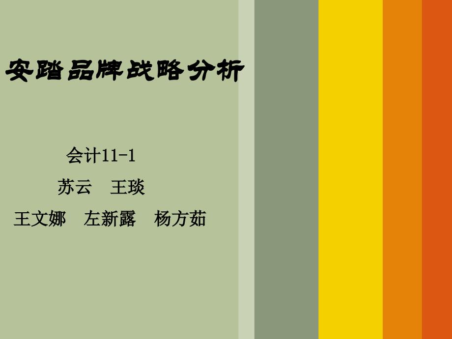 安踏品牌战略分析_第1页