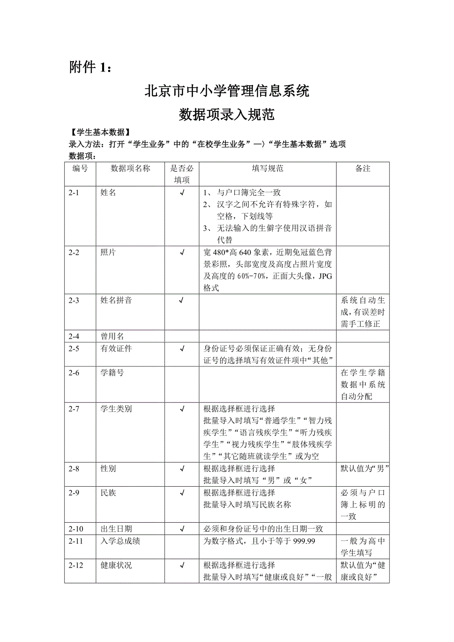 北京市中小学管理信息系统数据录入规范.doc_第1页