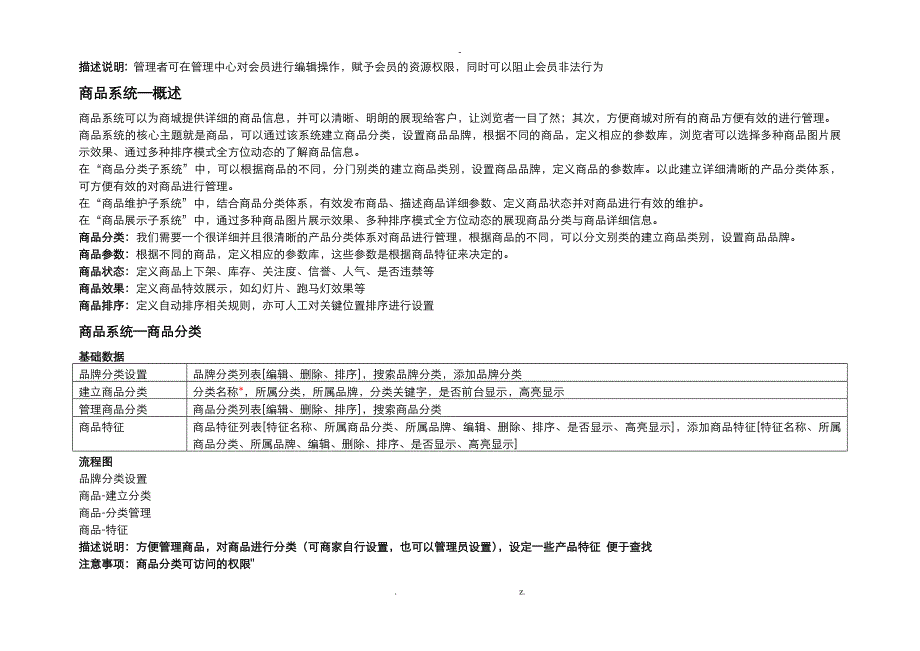 商城系统开发需求文档_第4页