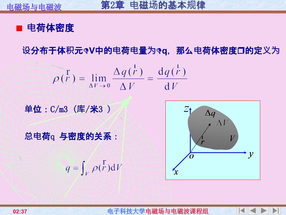 电子科技大学2C电磁场与电磁波第二章电磁场的基本规律ppt课件_第4页