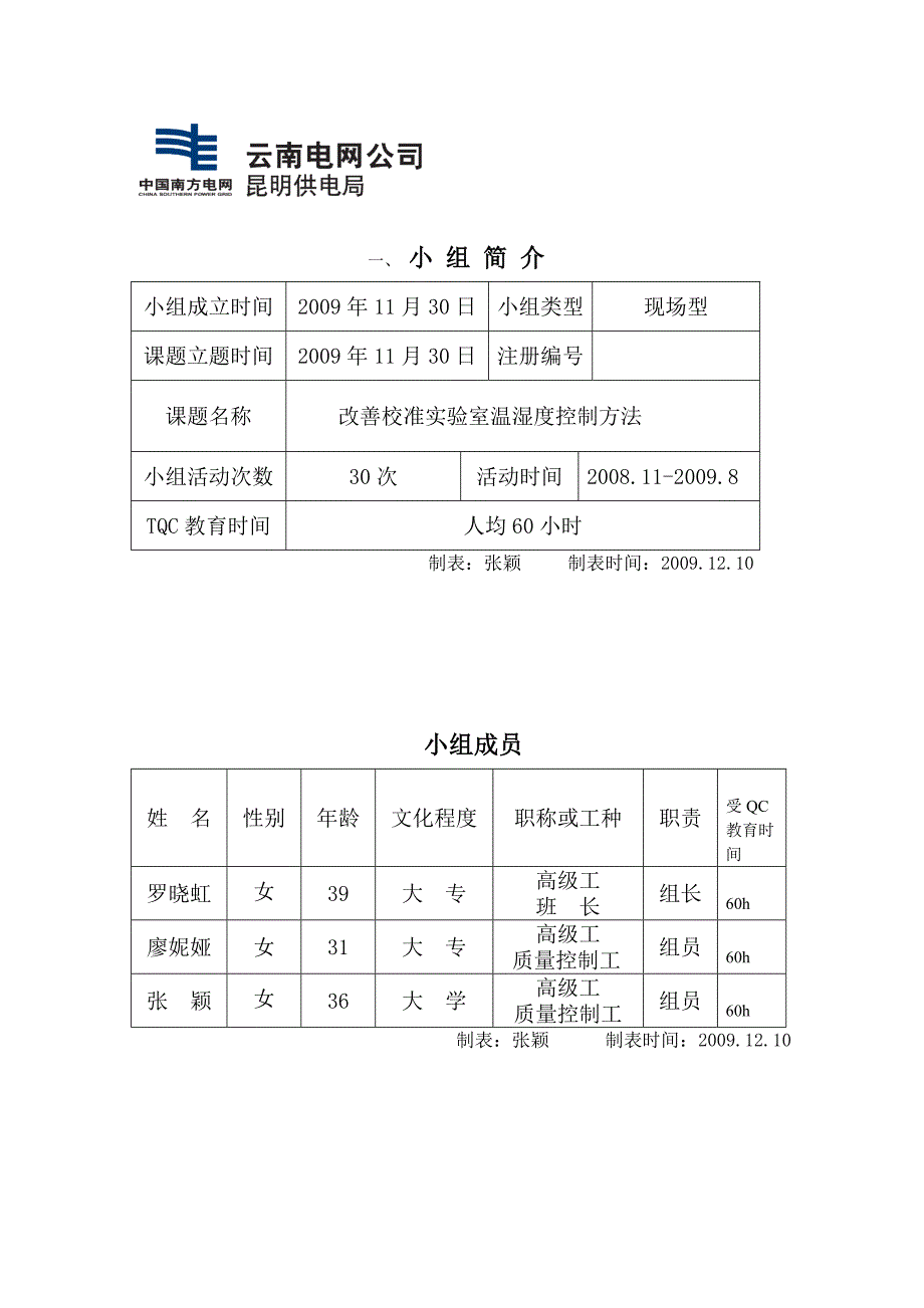 QC小组活动成果报告书质量控制班1_第4页