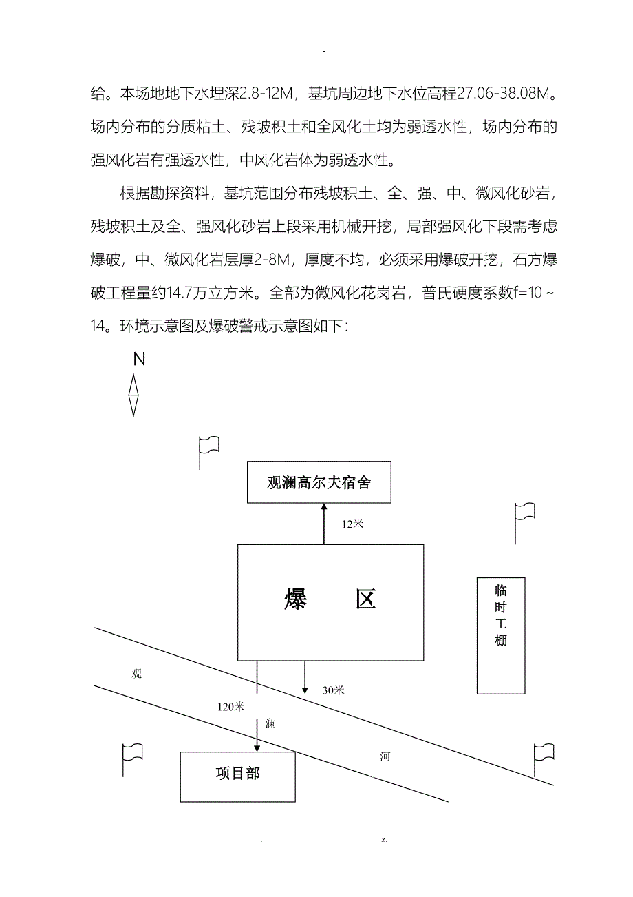 调蓄池基坑土石方爆破方案_第3页