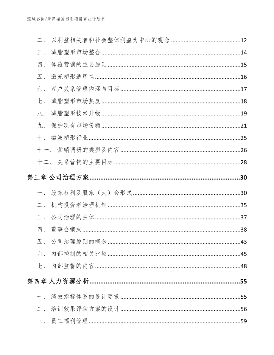 菏泽磁波塑形项目商业计划书_第3页