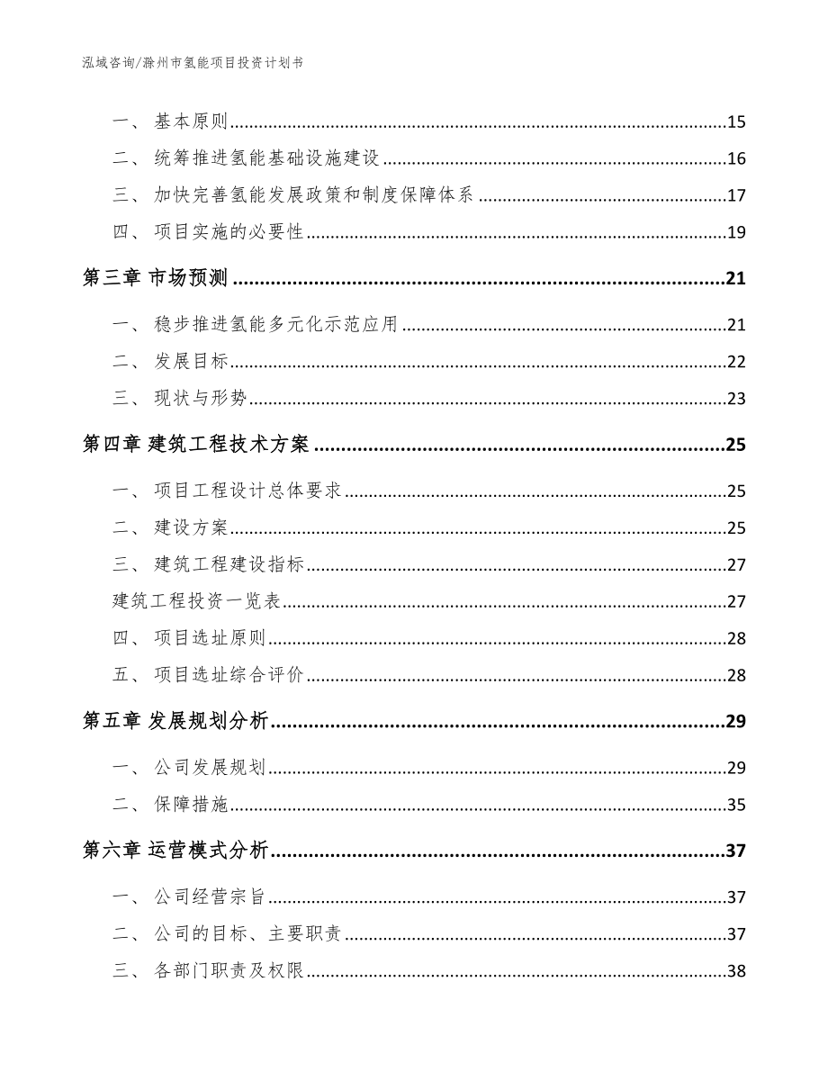 滁州市氢能项目投资计划书（范文模板）_第4页