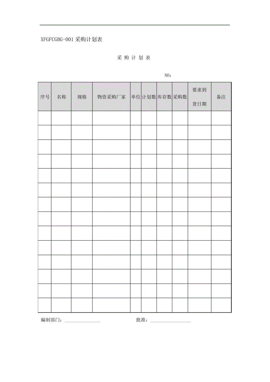 采购管理必备表格_第2页