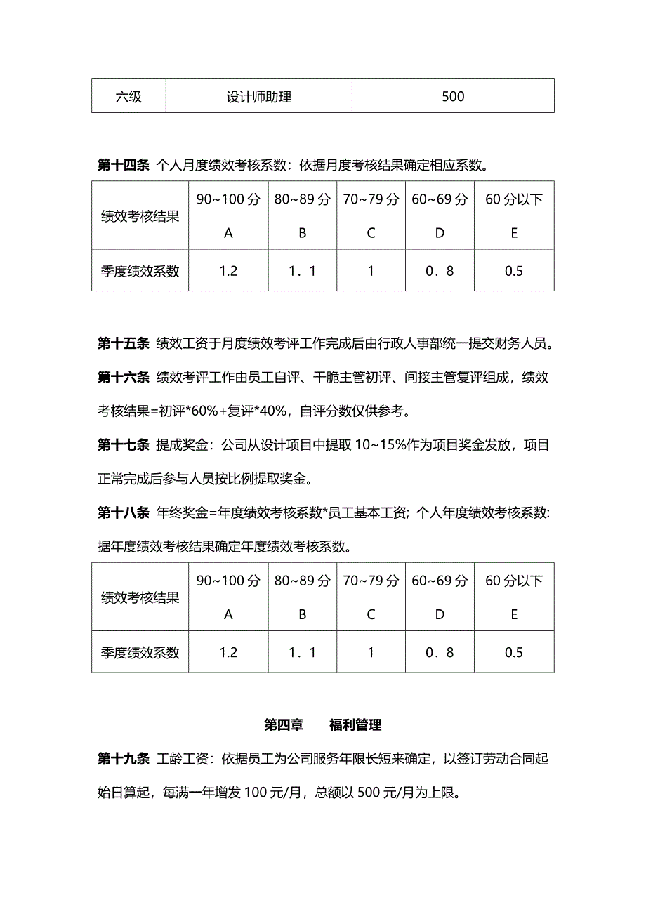 设计公司薪资管理制度_第4页