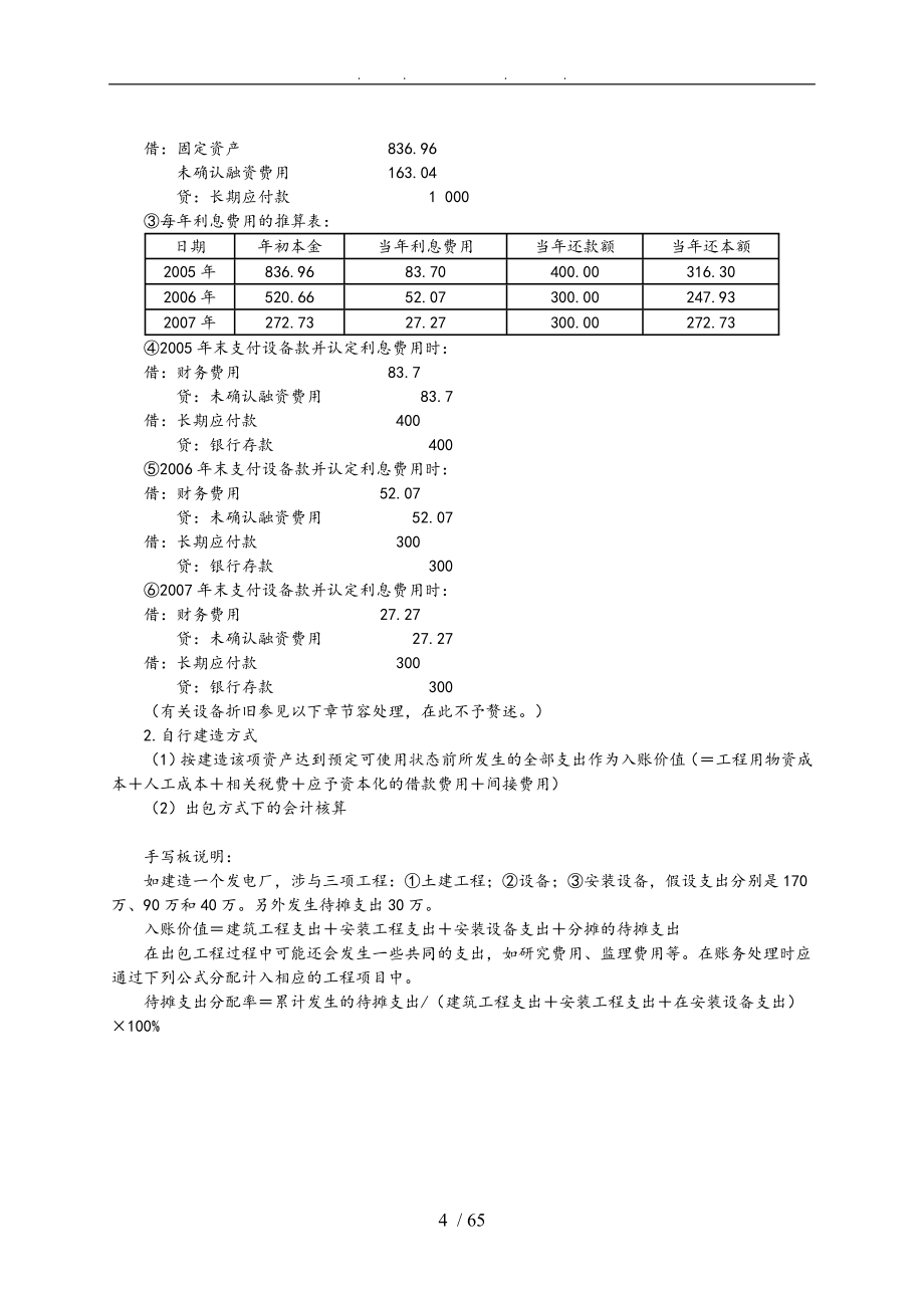 财务与会计之非流动资产知识答题_第4页