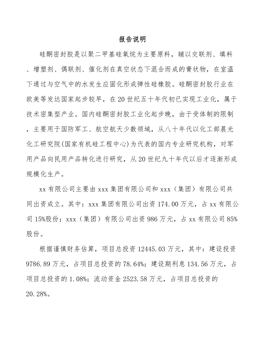 中山关于成立硅胶助剂公司可行性报告_第2页