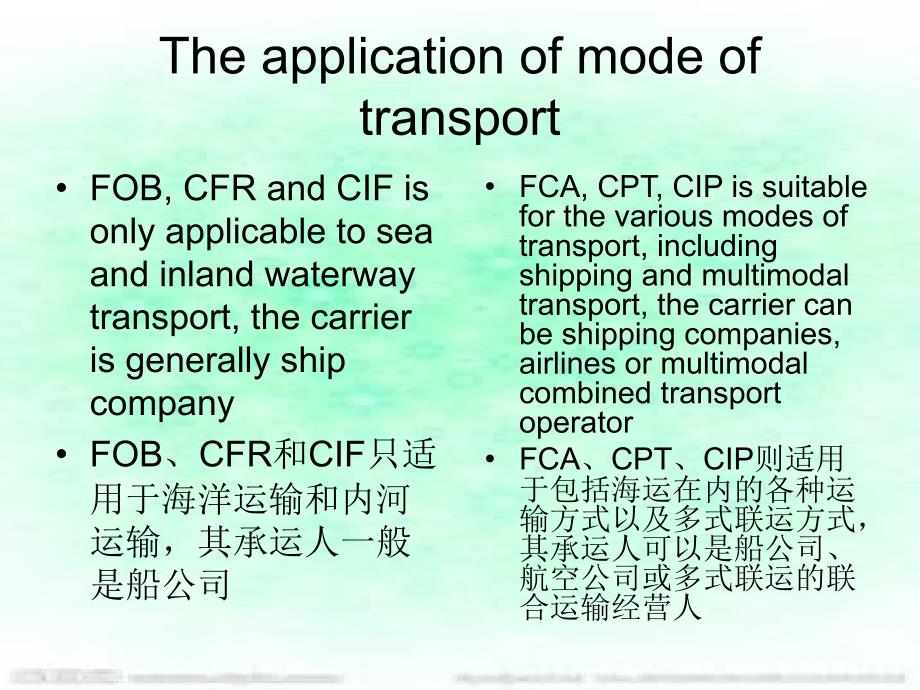 国际货代英语作业_第2页