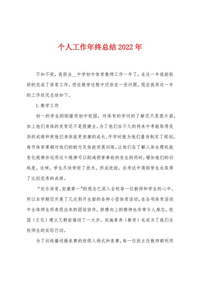 个人工作年终总结2023年.doc