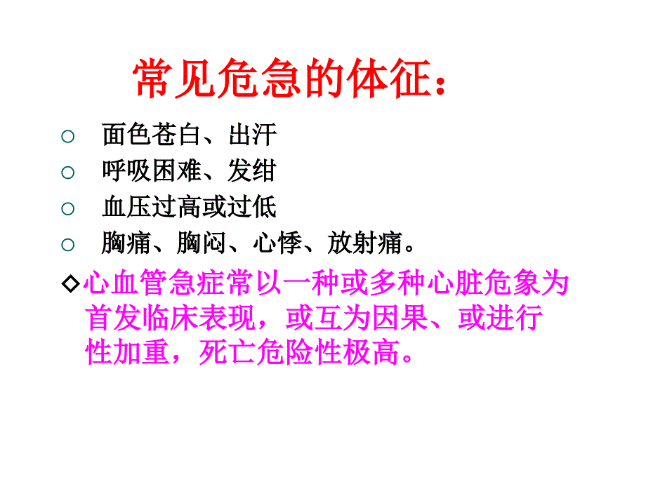 心血管危急重症的观察与护理课件_第3页