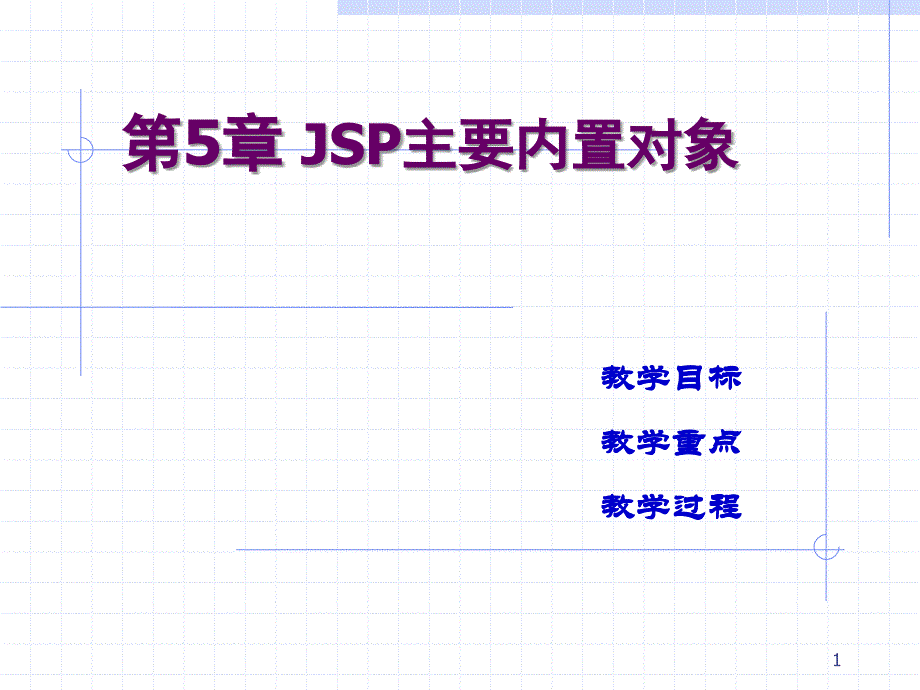 第5章JSP主要内置对象_第1页