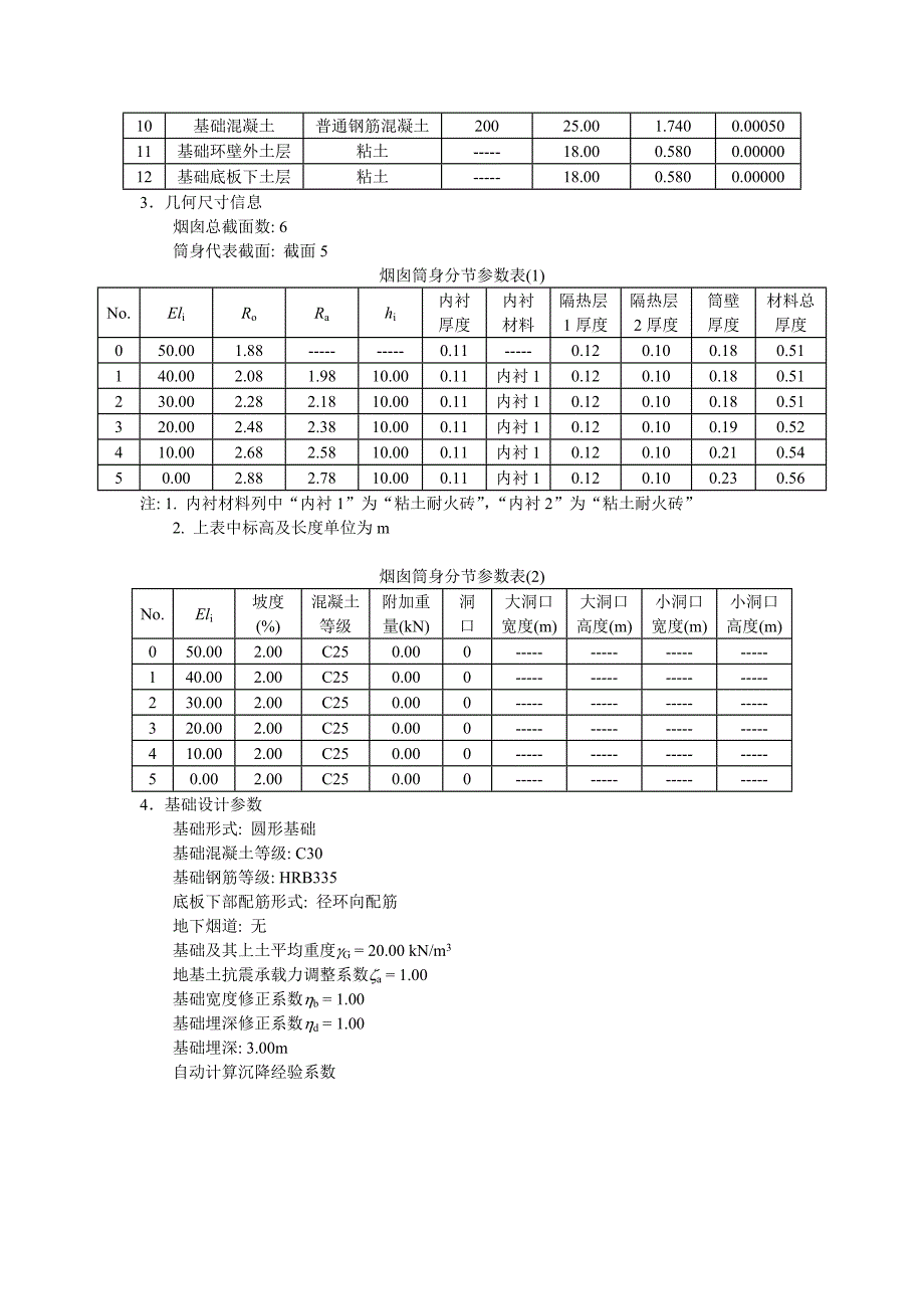 单筒式钢筋混凝土烟囱计算书_第2页