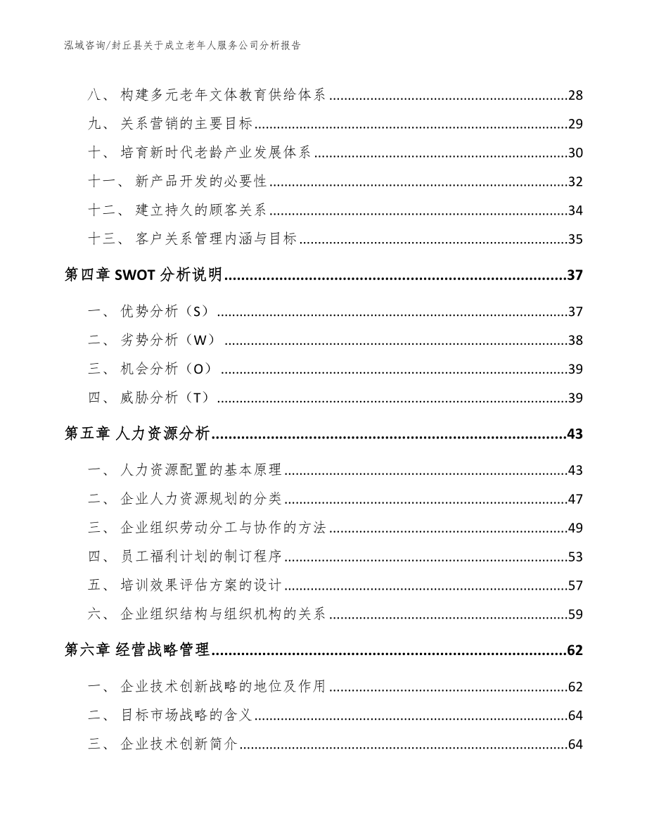 封丘县关于成立老年人服务公司分析报告_第2页