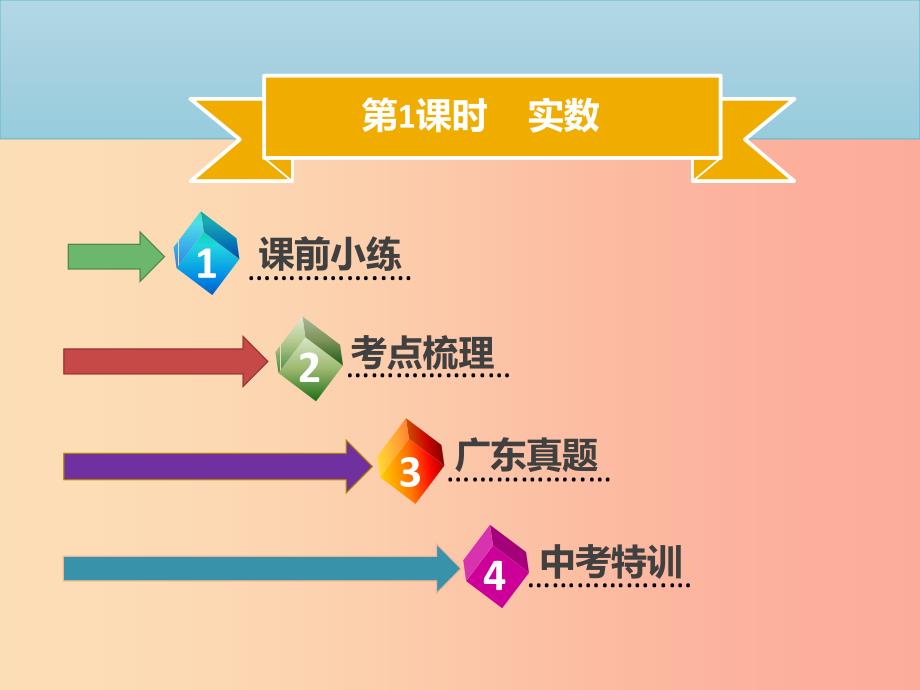 2019年中考数学 第一章 数与式 第1课时 实数考点突破课件.ppt_第2页