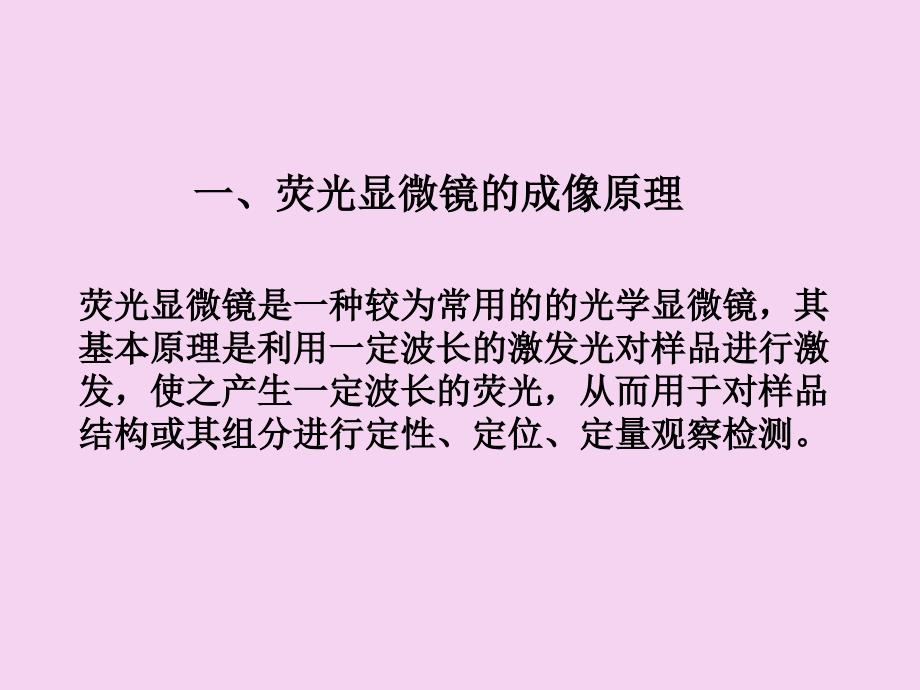 实验七荧光显微镜及激光扫描共聚焦显微镜使用ppt课件_第3页