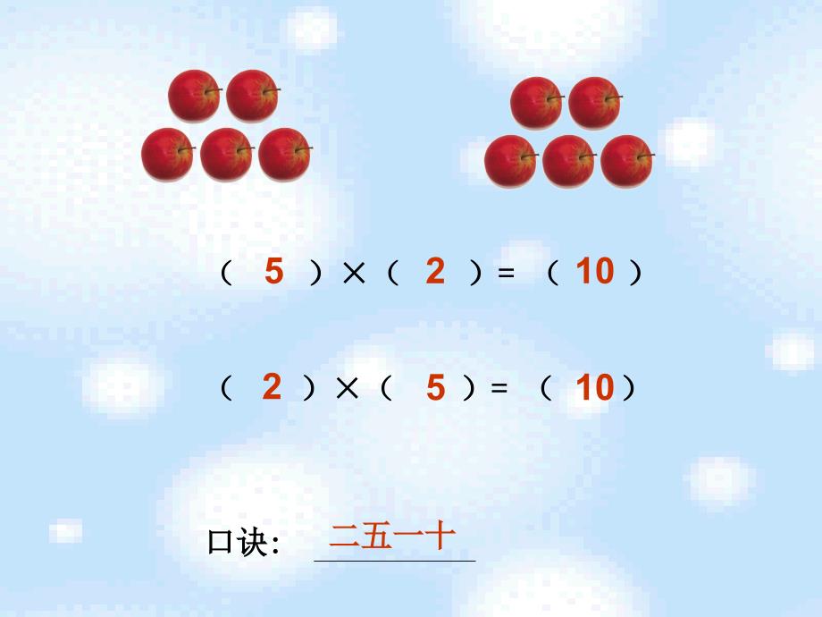 数学人教版二上5的乘法口诀总复习PPT课件_第4页