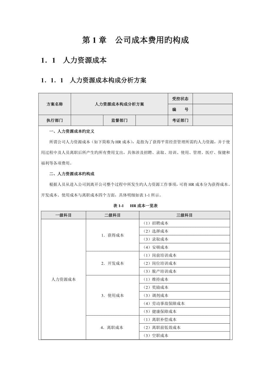 成本费用控制管理方案_第5页