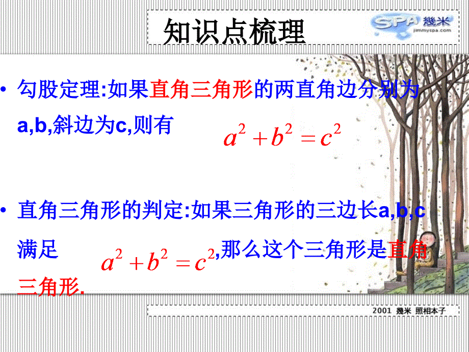 数学：第18章勾股定理复习课件(人教版八年级下)_第2页