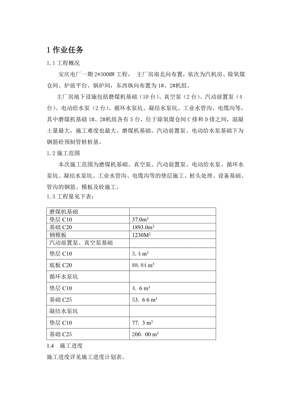 AQ010203主厂房地下设施、附属设备基础施工_第4页