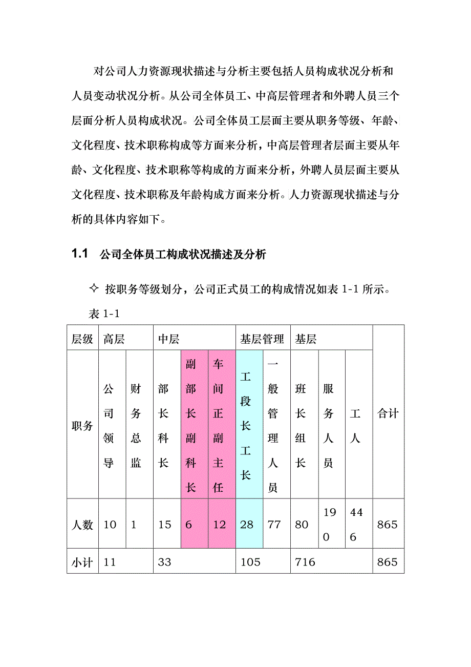 煤焦化工有限公司人力资源诊断报告_第4页