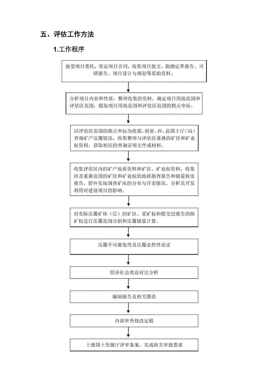 建设项目用地压覆矿产资源评估方法及技术要求_第5页