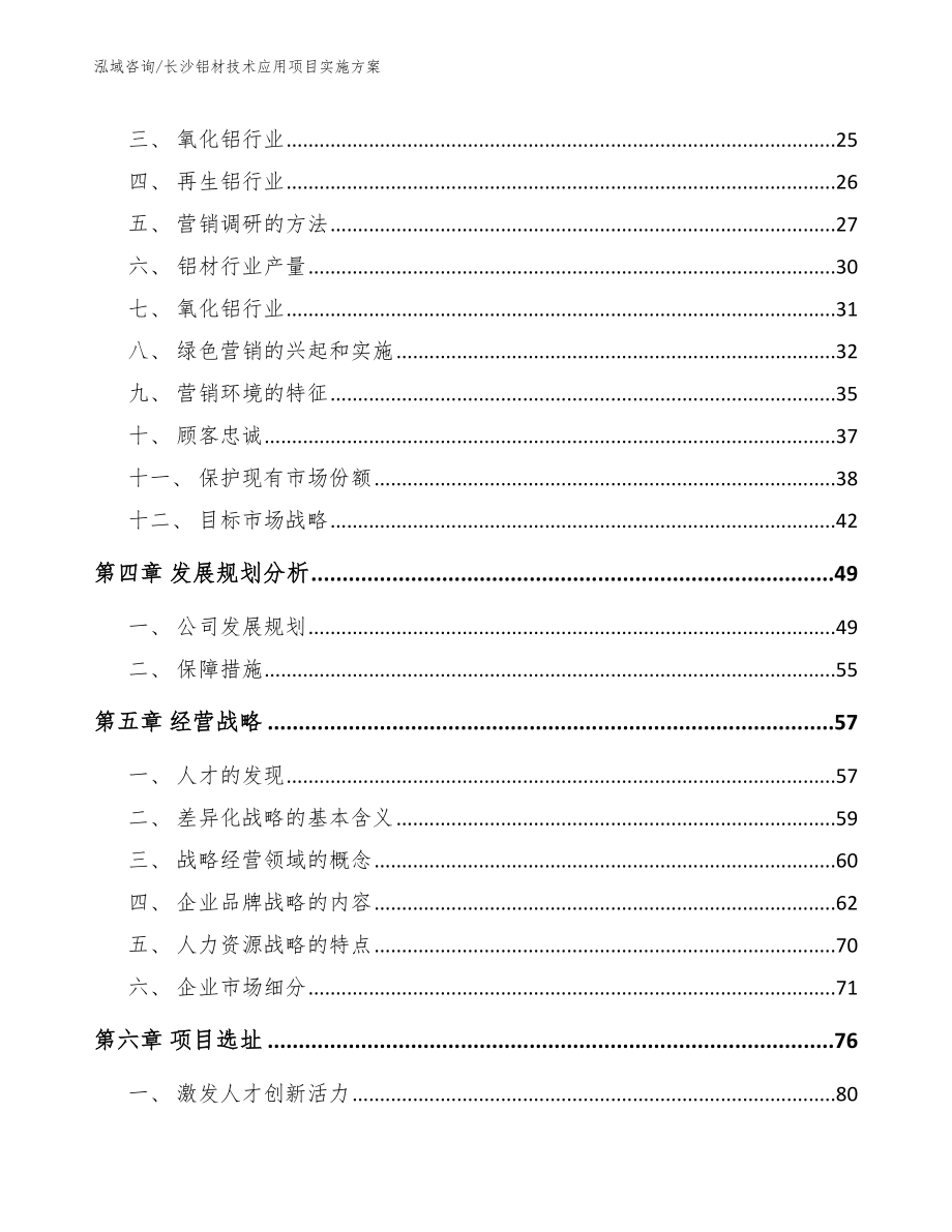 长沙铝材技术应用项目实施方案_模板_第2页