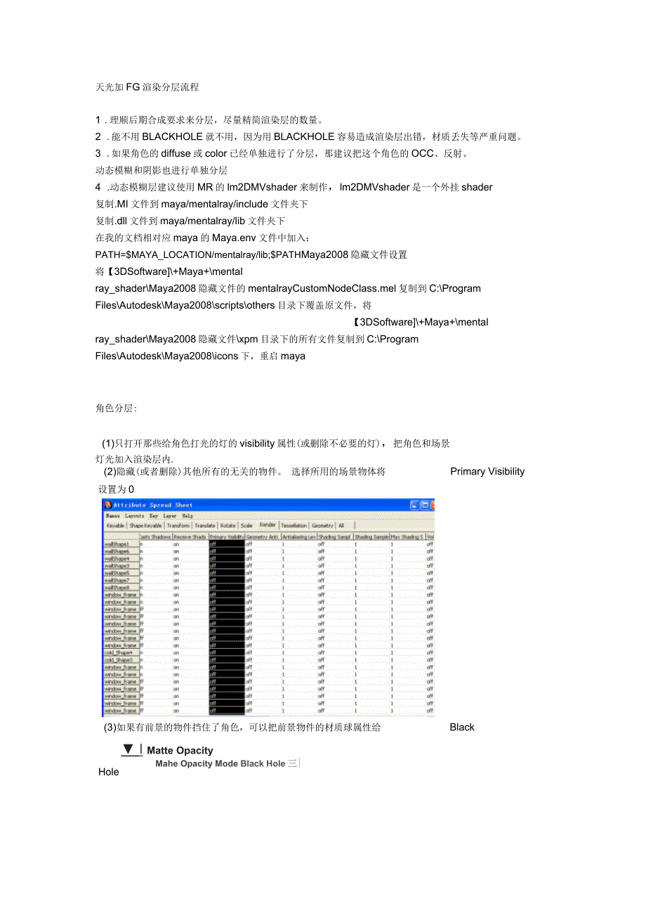 maya渲染分层流程分析_第1页