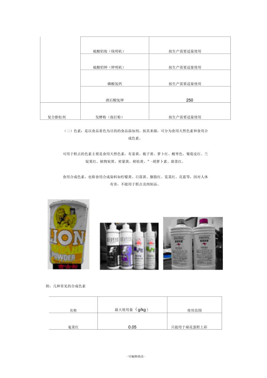 餐饮业使用食品添加剂的基本常识_第4页