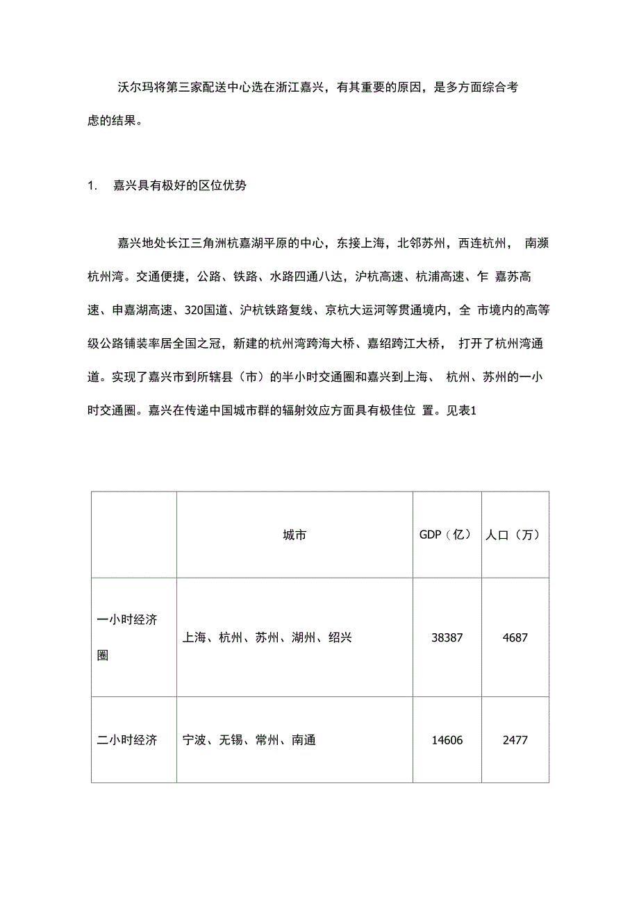 沃尔玛华东配送中心的选址_第2页