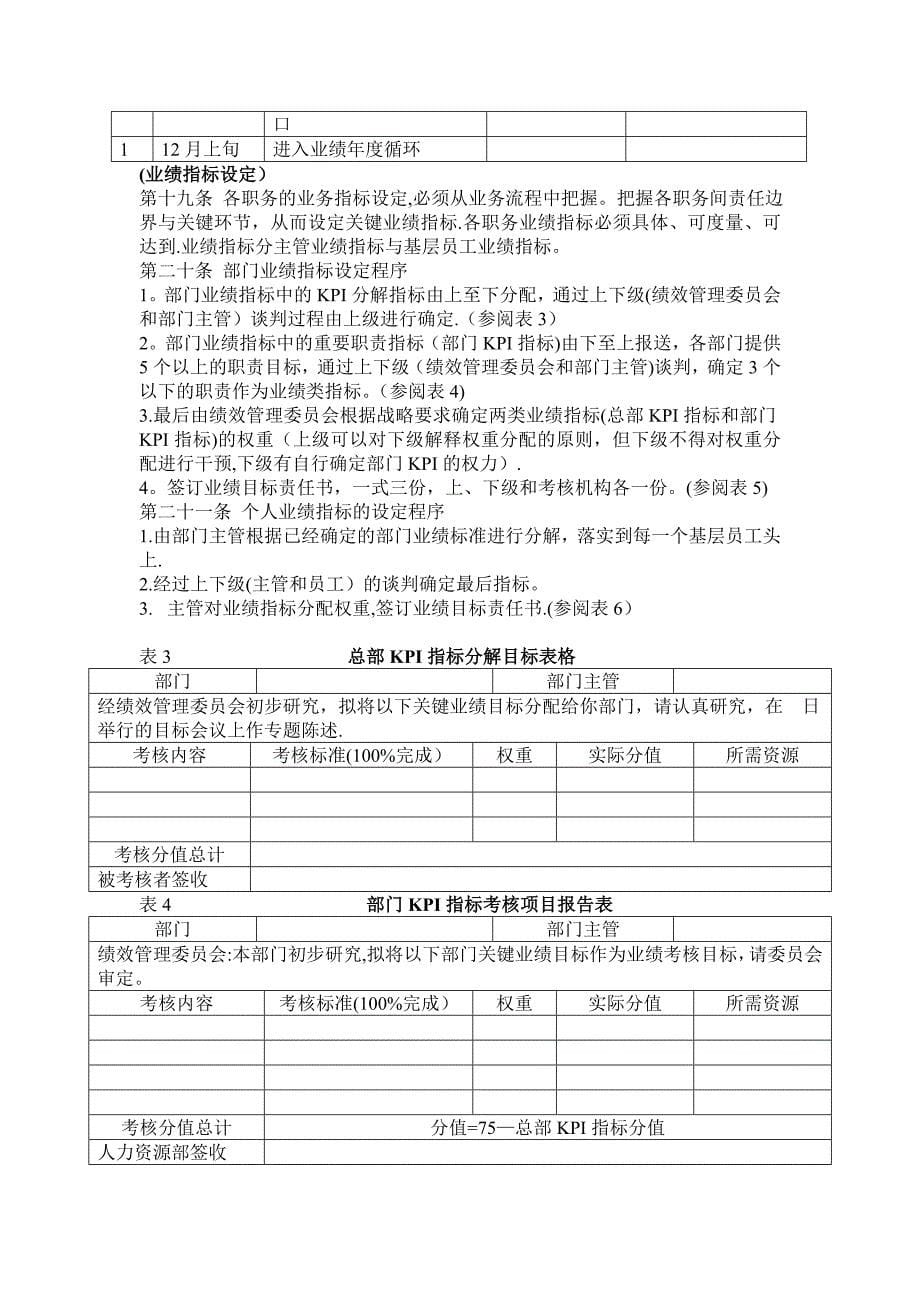 奇正集团公司绩效考核制度绩效考核管理制度(1).doc_第5页