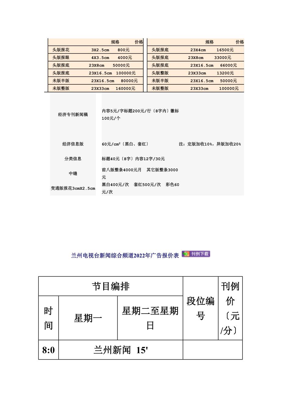 最新兰州晚报广告价目表_第3页