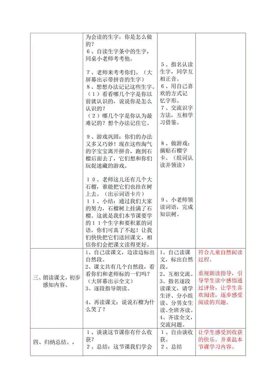 《石榴笑了》教学设计_第3页