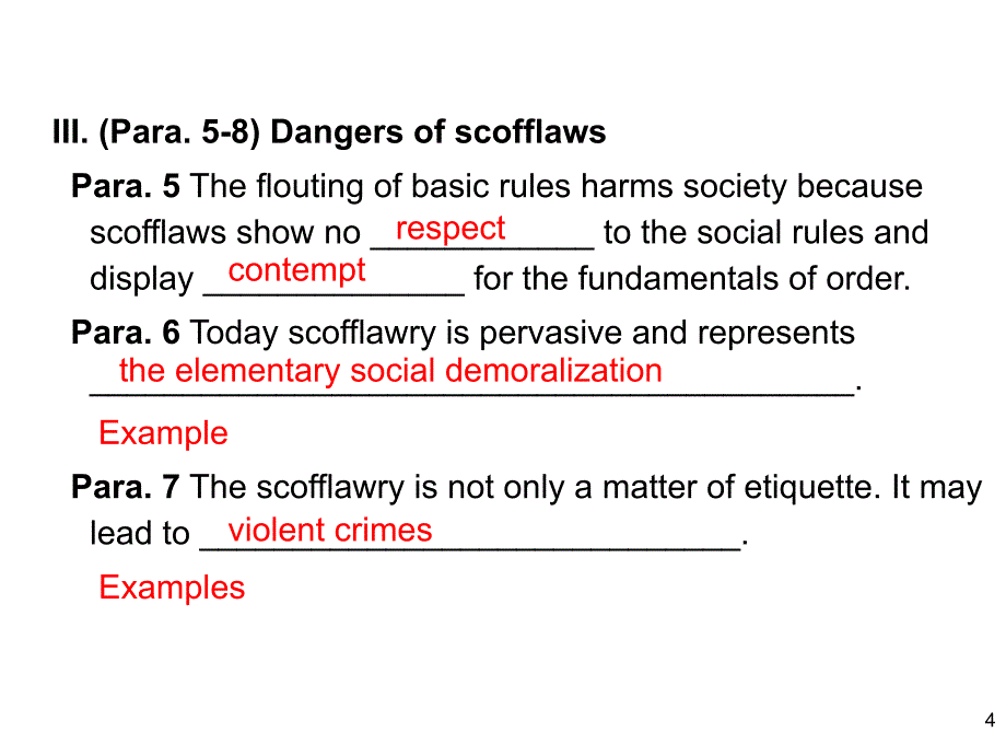 新编英语教程6unit4Aredlightforscofflaws课件_第4页