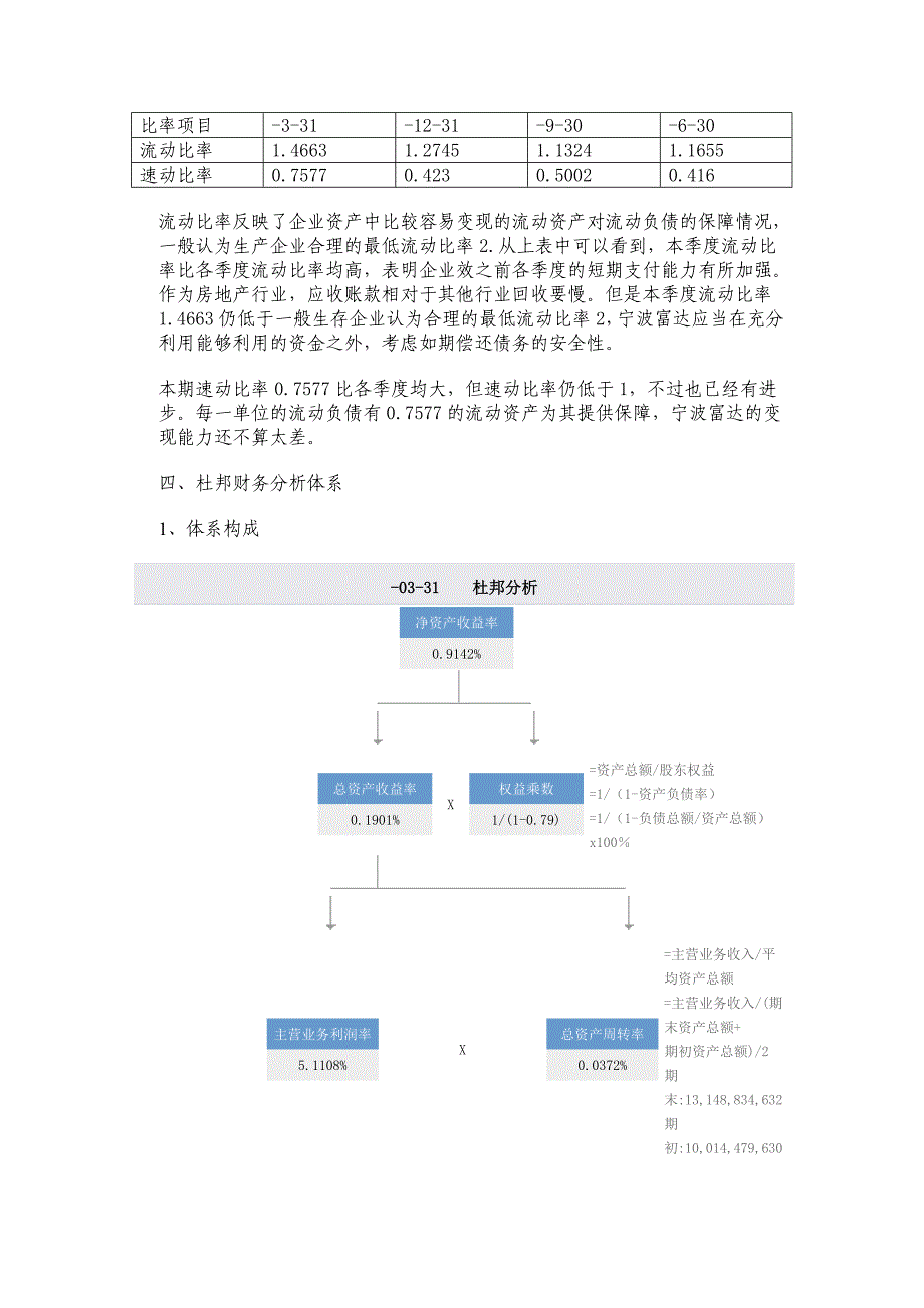 宁波富达财务报表分析报告_第4页