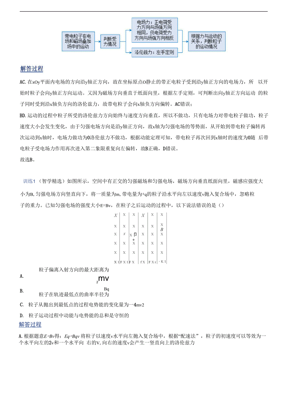 电场与磁场——带电粒子在叠加场中的运动讲义_第2页