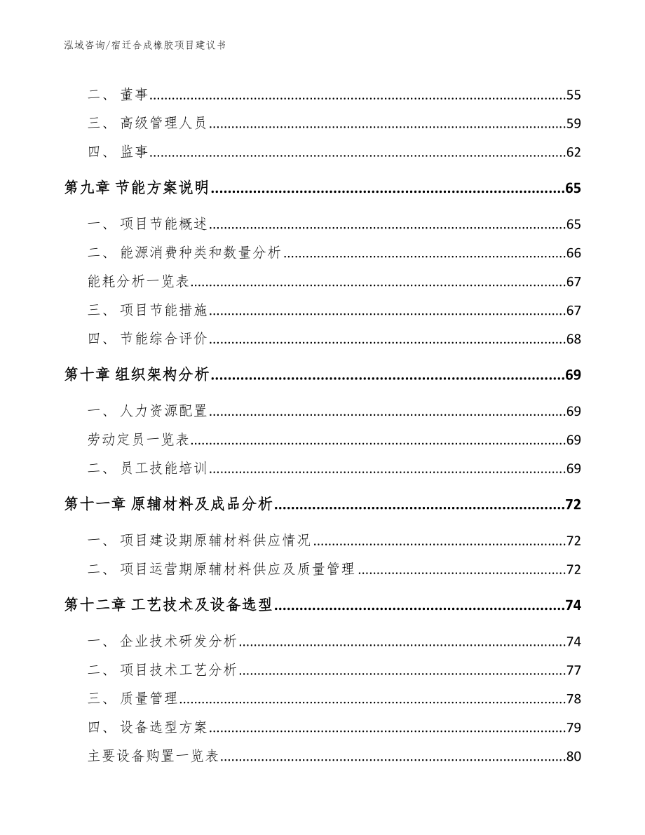 宿迁合成橡胶项目建议书_第4页